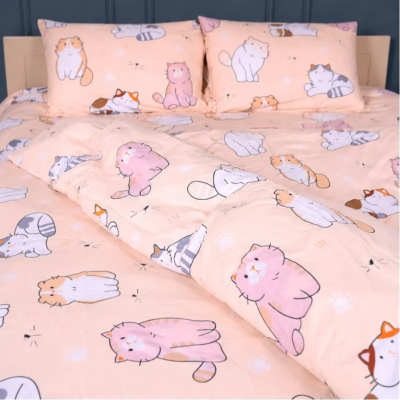 Комплект постільної білизни Ranforce Elite 17-0665 Cream Kittens - 3