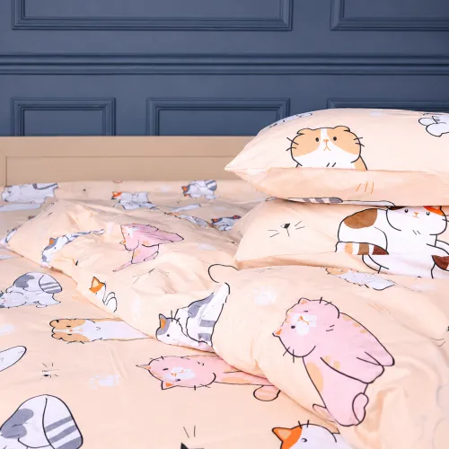 Підковдра Бязь 17-0665 Cream Kittens - 3