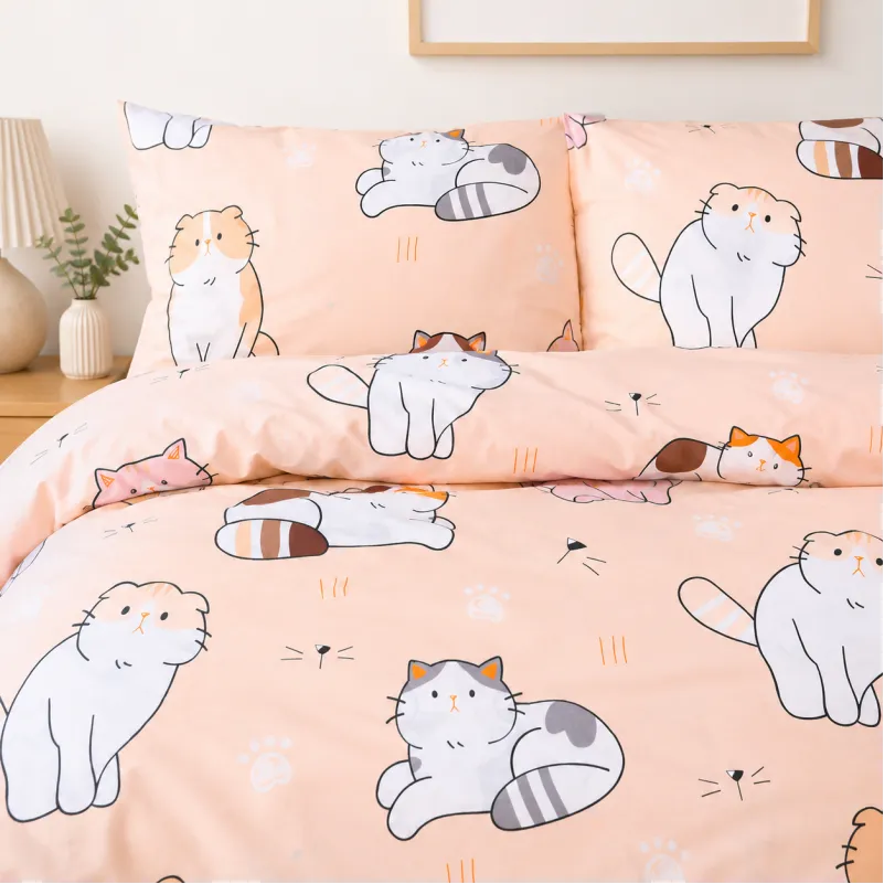 Комплект постільної білизни Ranforce Elite 17-0665 Cream Kittens - 1