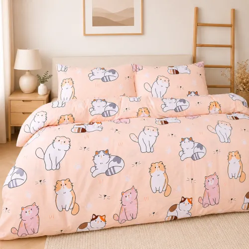 Простынь Ranforce Elite 17-0665 Cream Kittens - 3