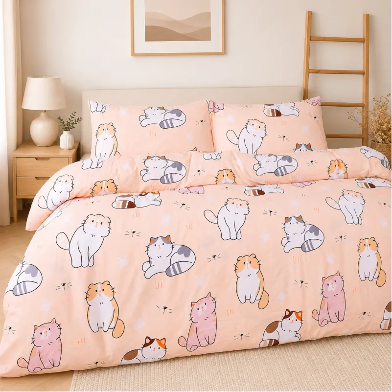 Простирадло Ranforce Elite 17-0665 Cream Kittens - 2