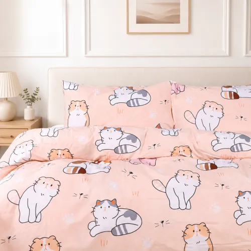 Комплект постільної білизни Ranforce Elite 17-0665 Cream Kittens - 3