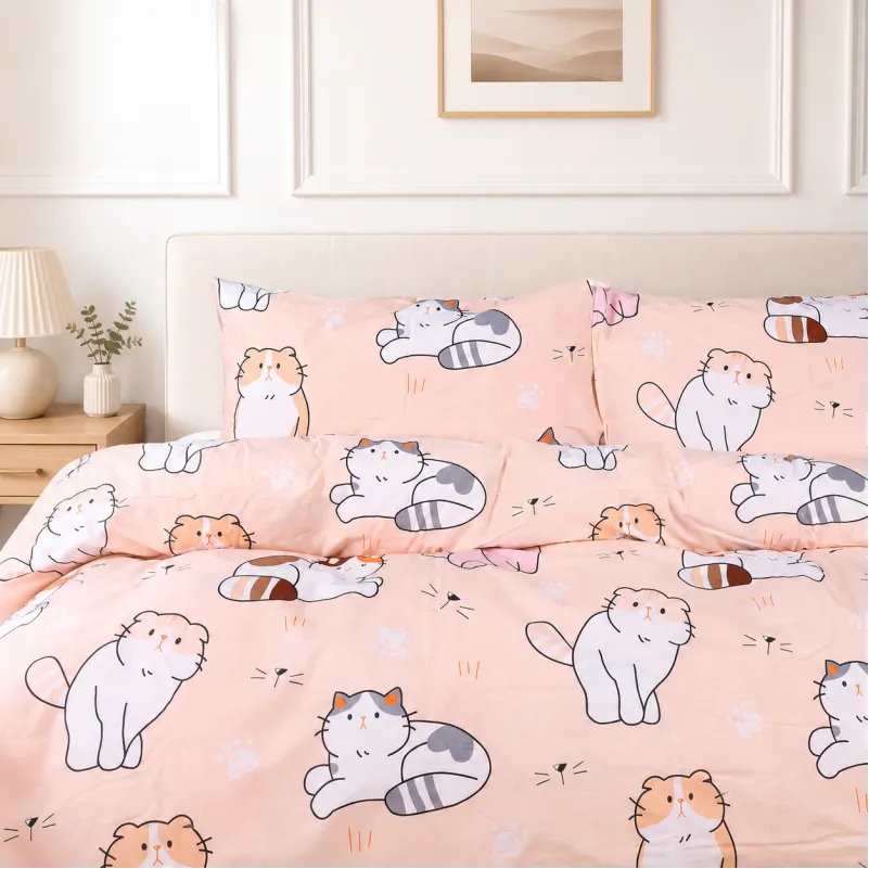 Комплект постільної білизни Ranforce Elite 17-0665 Cream Kittens - 2