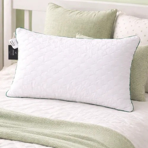 Подушка детская антиаллергенная Eco Line №801 Ecosilk микросатин (мягкая) - 4