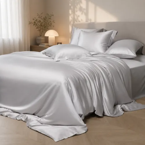 Комплект постільної білизни Tencel Lumi gray - 1