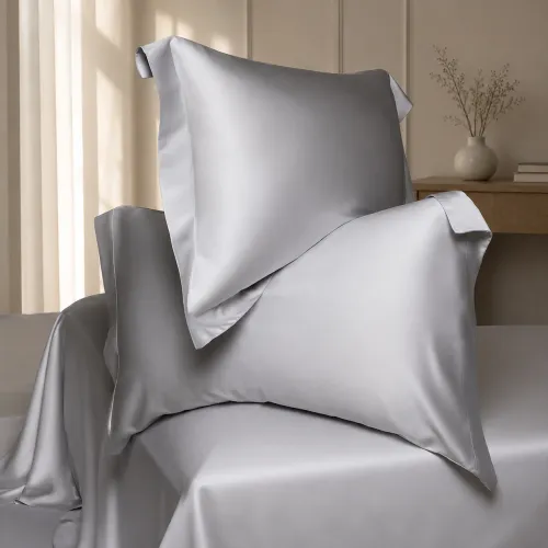 Комплект постільної білизни Tencel Lumi gray - 4