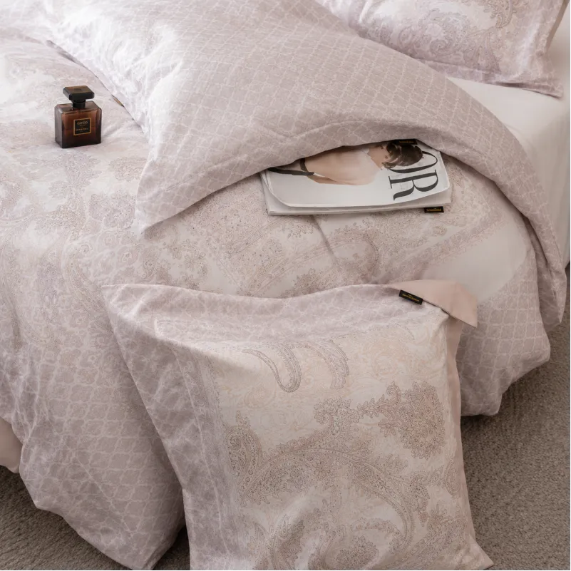 Комплект постельного белья Tencel Royal Beige - 1