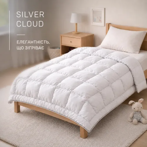 Одеяло антиаллергенное Kids Time №1004 "Silver Cloud" EcoSilk  - 2