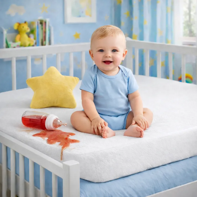 Наматрацник Kids Time №218 Terry Waterproof (махровий водонепроникний на гумці по периметру) Фото - 6