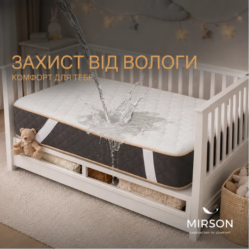 Наматрасник Kids Time № 983 Natural Line Стандарт Тенсель (Modal) (водонепроницаемый с резинкой по углах)      
