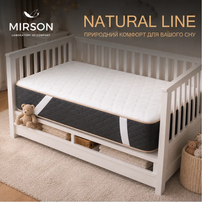Наматрасник Kids Time № 980 Natural Line Стандарт Тенсель (Modal) (обычный с резинкой по углах)    - 1