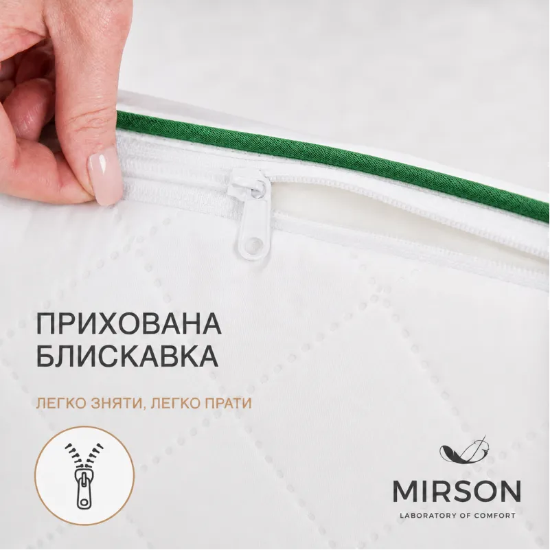 Подушка ортопедична (стружка Memory) №4003 Steep Line Aloe Vera Women 59*43*10 см - 3