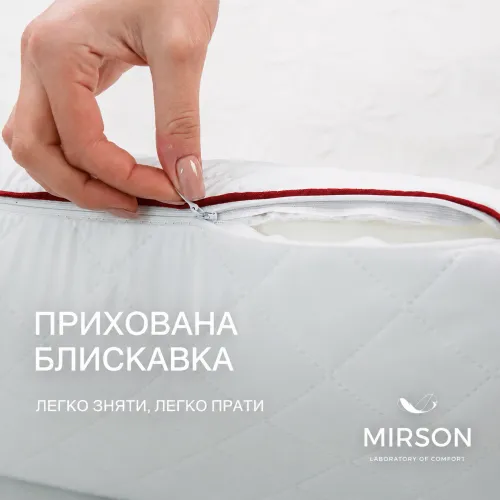 Подушка ортопедична (стружка Memory) №4005 Steep Line Jojo Women 59*43*10 см - 4