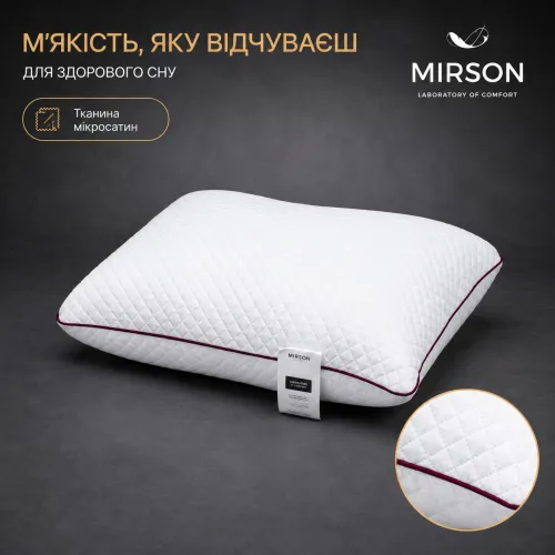 Подушка ортопедична (стружка Memory) №4061 Steep Line Jojo MEN 59*43*12 см - 3