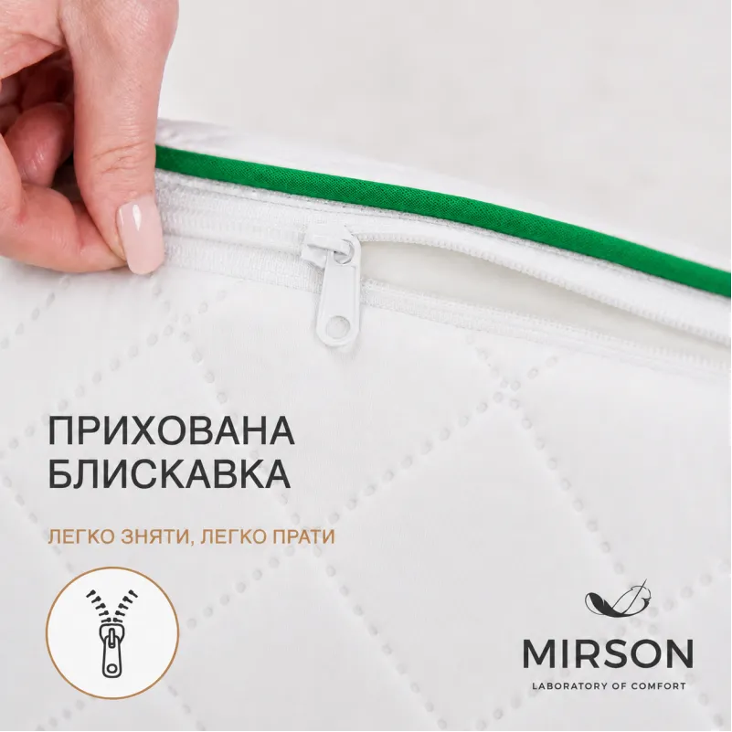 Подушка ортопедична (стружка Memory) №4115 Steep Line Aloe Vera 49*32*10,5 см - 3