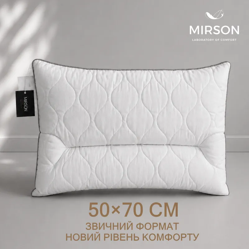 Подушка ортопедическая №181 DeLuxe Silver (СРЕДНЯЯ)