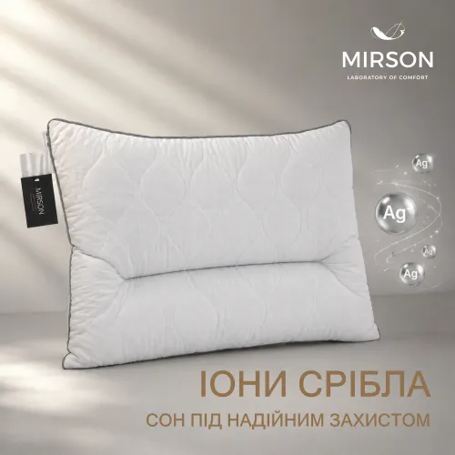 Подушка ортопедична №148 Premium Eco Silver (СЕРЕДНЯ) - 3