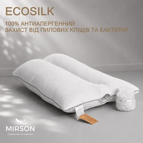 Подушка ортопедична №148 Premium Eco Silver (СЕРЕДНЯ) - 4