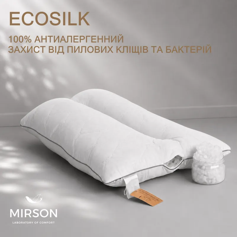 Подушка ортопедическая №148 Premium Eco Silver (СРЕДНЯЯ) - 3