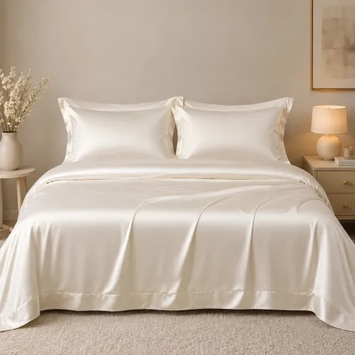 Комплект постільної білизни Tencel Lumi white