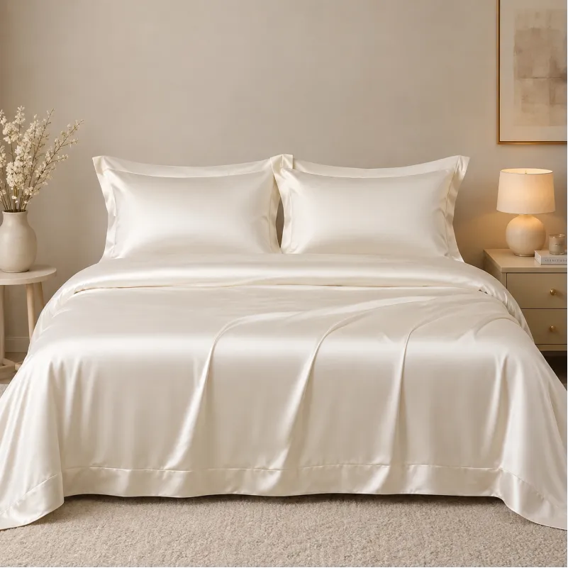 Комплект постільної білизни Tencel Lumi white