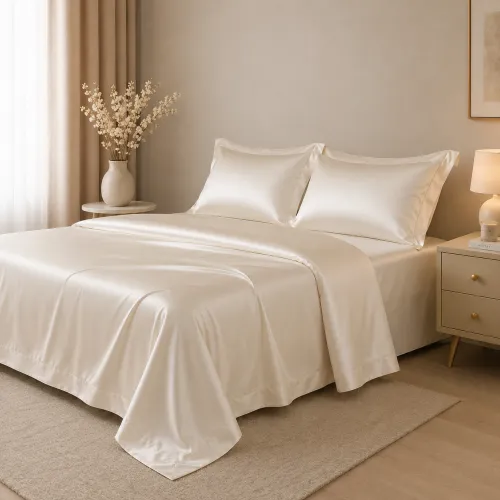 Комплект постільної білизни Tencel Lumi white - 2