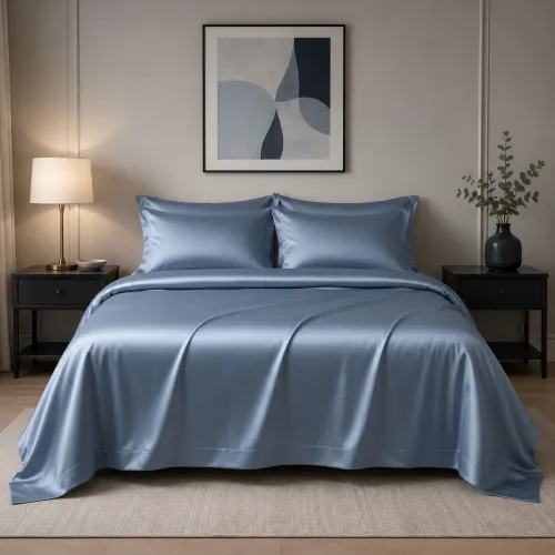 Комплект постільної білизни Tencel Lumi blue