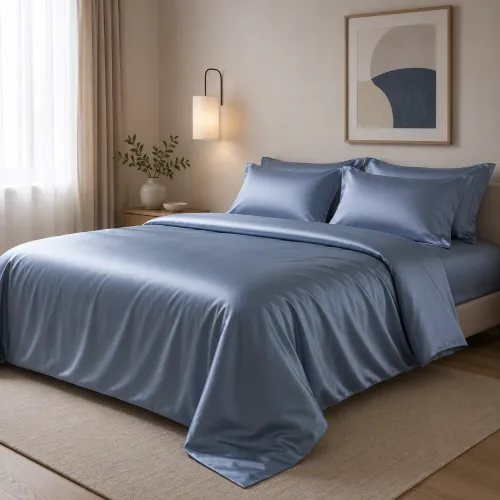 Комплект постільної білизни Tencel Lumi blue - 2