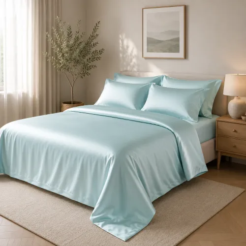 Комплект постільної білизни Tencel Lumi sea - 2