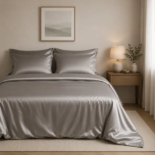 Комплект постільної білизни Tencel Lumi gray