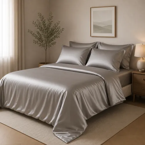 Комплект постільної білизни Tencel Lumi gray - 2