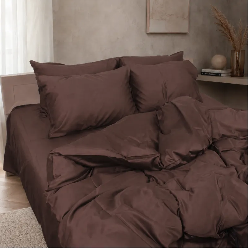 Постельное белье Satin Premium 0210 Cacao Active - 1