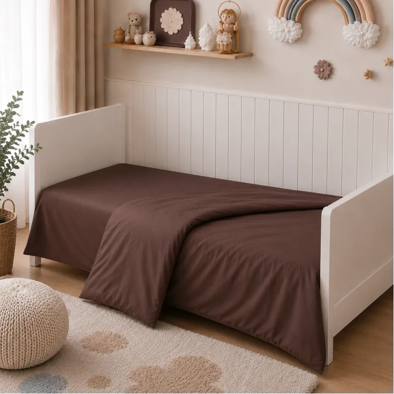 Комплект постільної білизни  LITTLE KIDS Satin Premium 0210 Cacao Active - 4