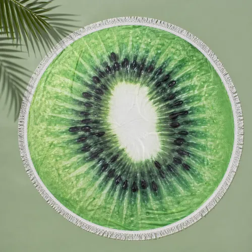 Пляжное полотенце №5074 Summer Time Kiwi