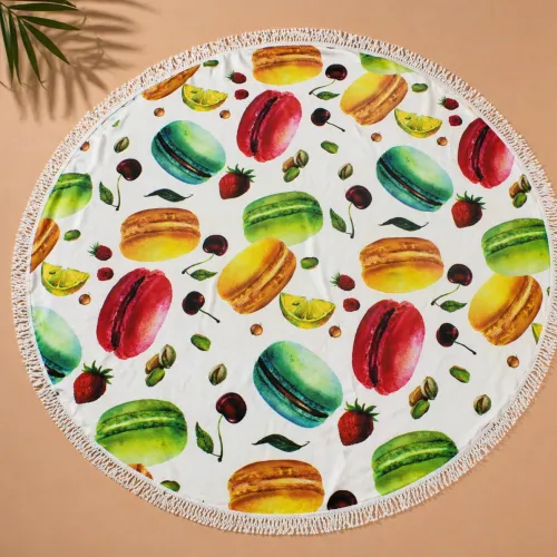 Пляжное полотенце №5066 Summer Time Macaroons