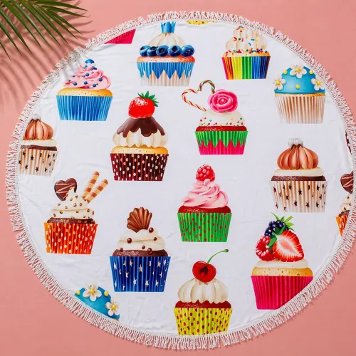 Пляжное полотенце №5059 Summer Time Muffins
