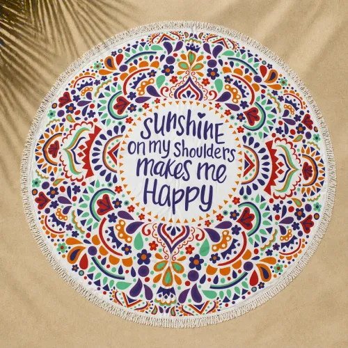 Пляжное полотенце №5073 Summer Time Sunshine