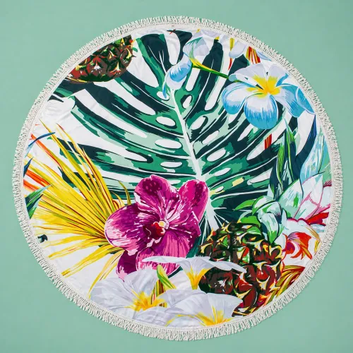 Пляжное полотенце №5062 Summer Time Tropic