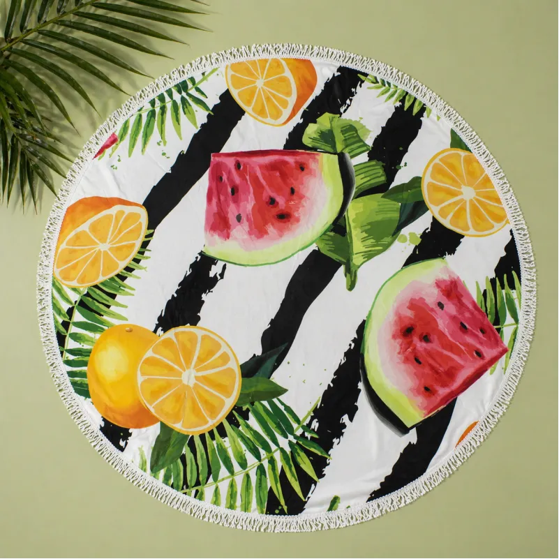 Пляжний рушник №5068 Summer Time Metermelon