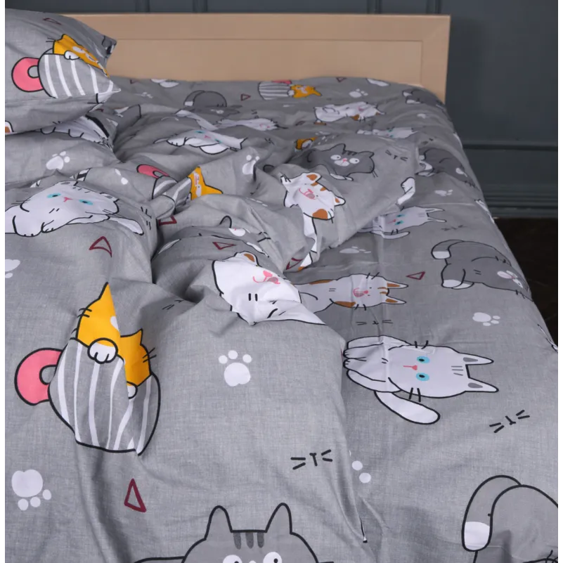 Комплект постельного белья Бязь 17-0665 Cream Kittens - 2