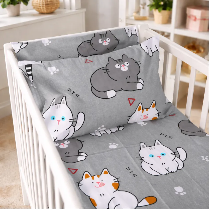 Комплект постельного белья Ranforce Elite LITTLE KIDS 17-0665 Cream Kittens - 5
