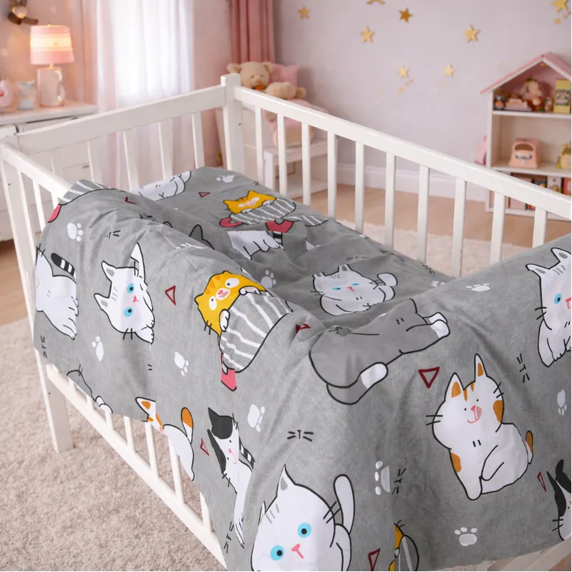 Комплект постельного белья Ranforce Elite LITTLE KIDS 17-0665 Cream Kittens - 7