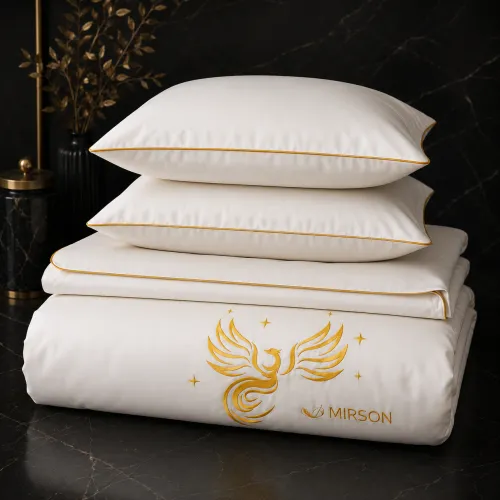  Постільна білизна Сатин ELIT 0001 Moko White "Fire Bird"