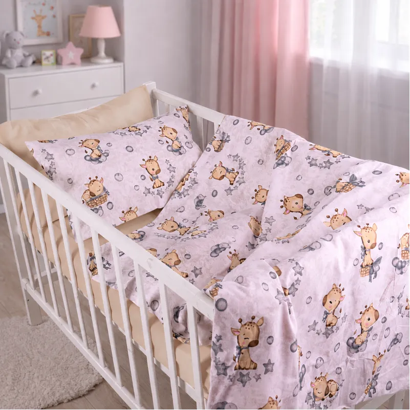 Комплект постельного белья Ranforce Elite LITTLE KIDS 17-0922 Tiny Giraffes gray