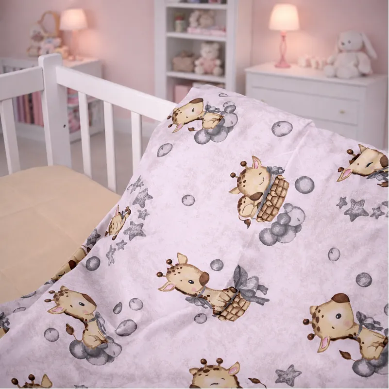 Комплект постельного белья Ranforce Elite LITTLE KIDS 17-0922 Tiny Giraffes gray Фото - 10