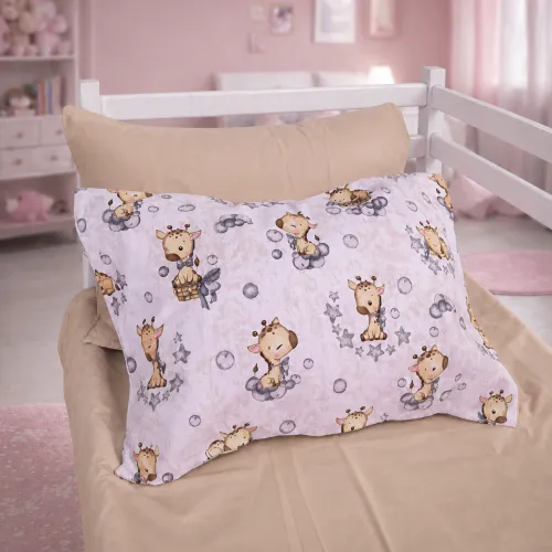 Простынь Ranforce Elite 17-0922 Tiny Giraffes gray - 2