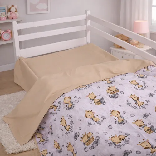 Підковдра Kids Time 17-0922 Tiny Giraffes gray - 1