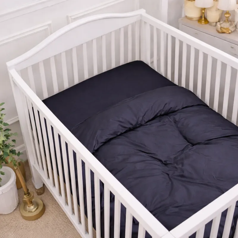 Комплект постільної білизни Сатин BABY 0055 Black Pearl Фото - 6