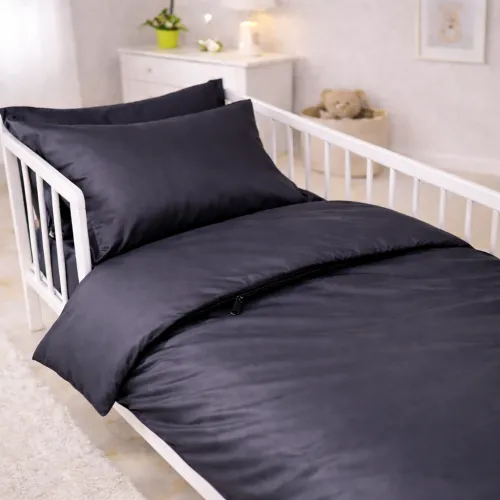 Комплект постельного белья Сатин LITTLE KIDS 0055 Black Pearl