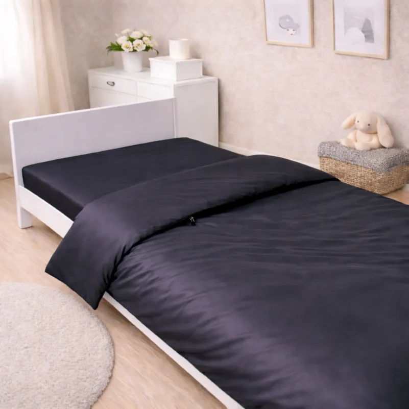 Комплект постельного белья Сатин JUNIOR 0055 Black Pearl - 6